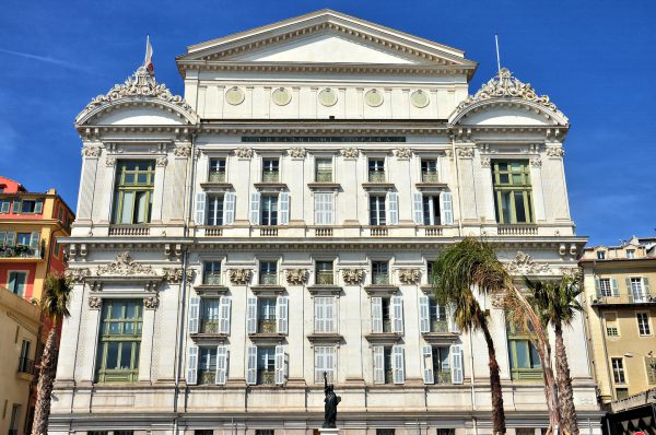 Statue of Liberty Replica at Opera House in Nice, France - Encircle Photos