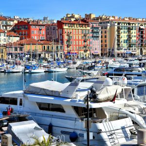 Yachts and Sailboats Moored at Port Lympia in Nice, France - Encircle Photos