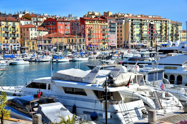 Yachts and Sailboats Moored at Port Lympia in Nice, France - Encircle Photos
