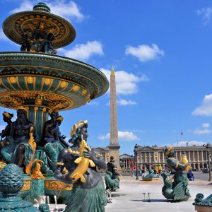 Maritime Navigation Fountain at Place de la Concorde in Paris, France - Encircle Photos