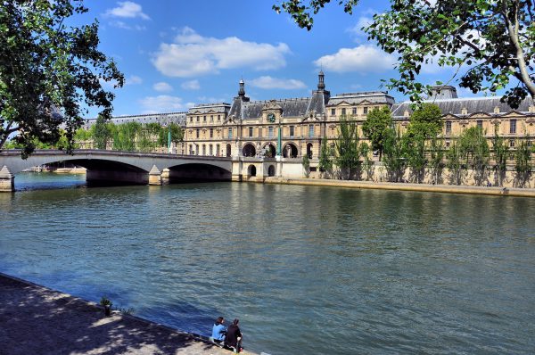 Musée du Louvre and Seine River in Paris, France - Encircle Photos
