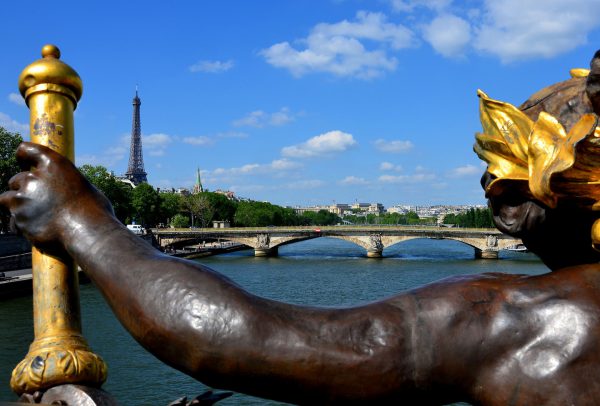 Nymph of Seine at Pont Alexandre III and Eiffel Tower in Paris, France - Encircle Photos