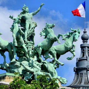 Quadriga Statue at Grand Palais in Paris, France - Encircle Photos