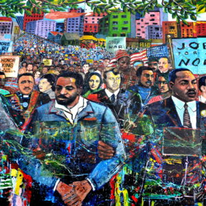 Martin Luther King Memorial Mural at MLK Visitor’s Center in Atlanta, Georgia - Encircle Photos