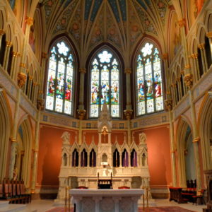 Inside the Cathedral of St. John the Baptist in Savannah, Georgia - Encircle Photos