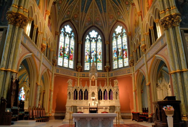 Inside the Cathedral of St. John the Baptist in Savannah, Georgia - Encircle Photos