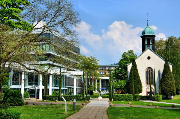 Caracalla Spa and Spitalkirche in Baden-Baden, Germany - Encircle Photos