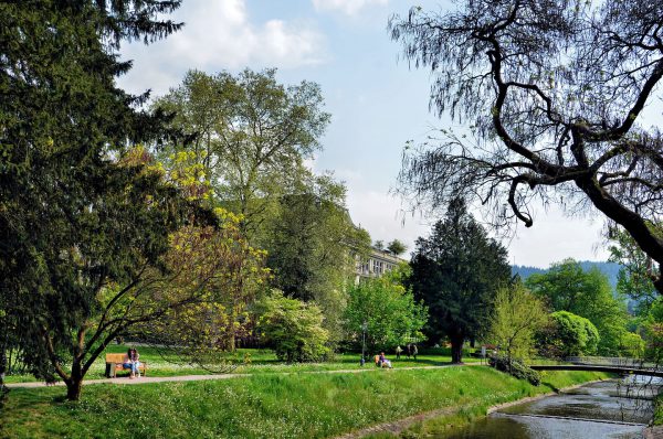Lichtentaler Allee and River Oos in Baden-Baden, Germany - Encircle Photos
