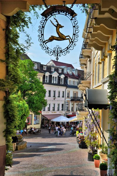 Ornate Wrought-iron Guild Sign in Baden-Baden, Germany - Encircle Photos