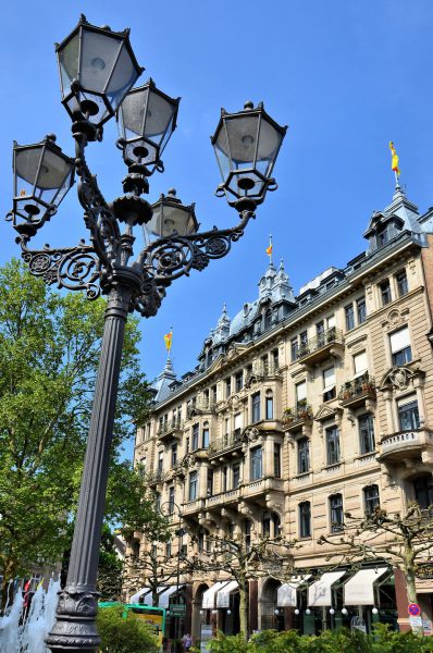 Street Lamp Along Lichtentaler Straße in Baden-Baden, Germany - Encircle Photos