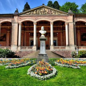Kaiser Wilhelm I Bust at Trinkhalle in Baden-Baden, Germany - Encircle Photos