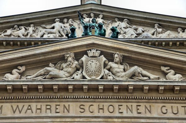Alte Oper Pediment Frieze in Frankfurt, Germany - Encircle Photos