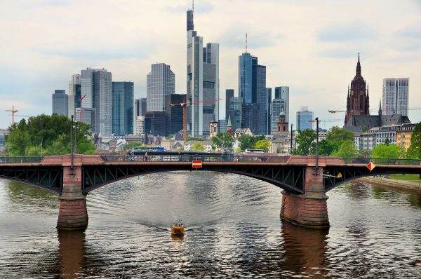 Skyline of Downtown Frankfurt, Germany - Encircle Photos