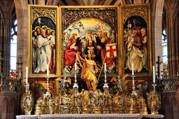 Freiburg Minster High Altar Painting in Freiburg im Breisgau, Germany - Encircle Photos