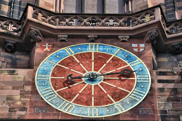 Freiburg Minster Zodiac Clock in Freiburg im Breisgau, Germany - Encircle Photos