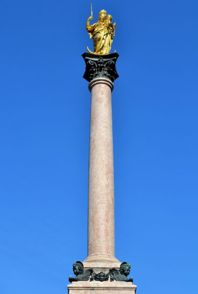 Mary’s Column at Marienplatz in Munich, Germany - Encircle Photos