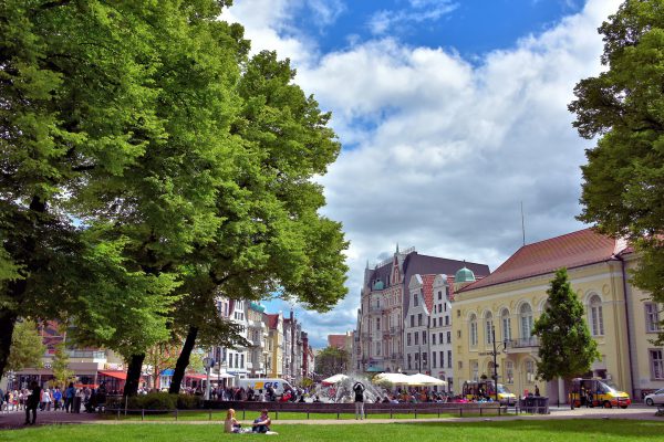 Kröpeliner Straβe From University Square in Rostock, Germany - Encircle Photos