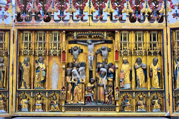 High Altar Iconostasis in St. Mary’s Church in Rostock, Germany - Encircle Photos