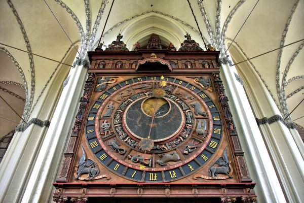 Astronomical Clock Inside St. Mary’s Church in Rostock, Germany - Encircle Photos