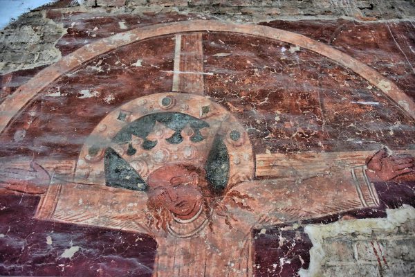 Crucifixion Mural in St. Nicholas Church in Rostock, Germany - Encircle Photos
