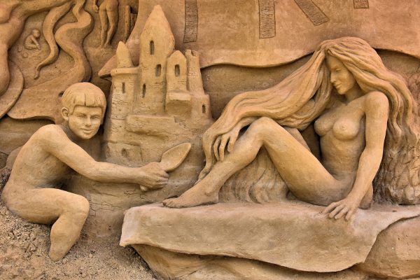 Beach Sand Sculpture in Warnemünde, Germany - Encircle Photos