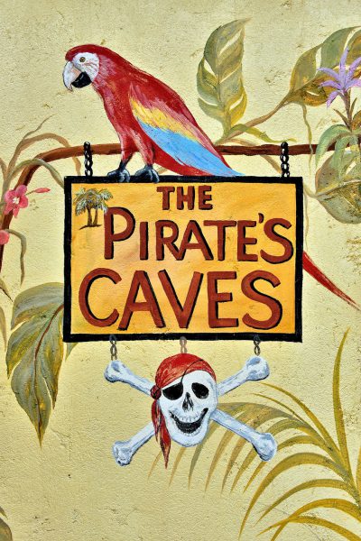 Pirate’s Caves Sign in Bodden Town, Grand Cayman - Encircle Photos
