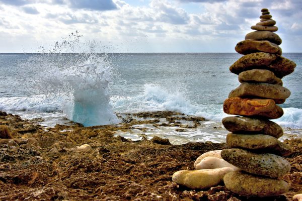 Blow Hole and Rock Tower in East End, Grand Cayman - Encircle Photos