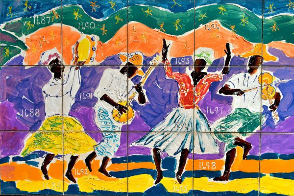 Emancipation of Slavery Panel from Wall of History in George Town, Grand Cayman - Encircle Photos