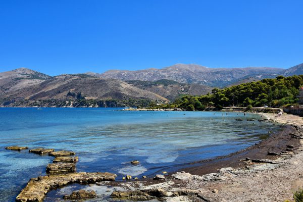 Aqua Water along Beach near Argostoli, Greece - Encircle Photos