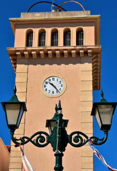 Bell Tower at Campana Square in Argostoli, Greece - Encircle Photos