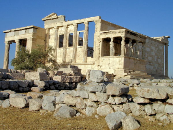 Description of Erechtheion on Acropolis in Athens, Greece - Encircle Photos