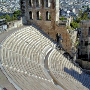Odeon of Herodes Atticus on Acropolis in Athens, Greece - Encircle Photos