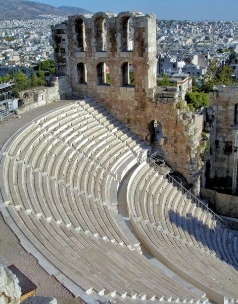 Odeon of Herodes Atticus on Acropolis in Athens, Greece - Encircle Photos
