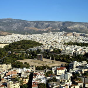 East View from Acropolis in Athens, Greece - Encircle Photos