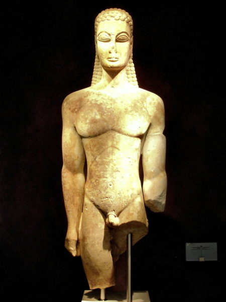 Kouros at Kerameikos Archaeological Museum in Athens, Greece - Encircle Photos