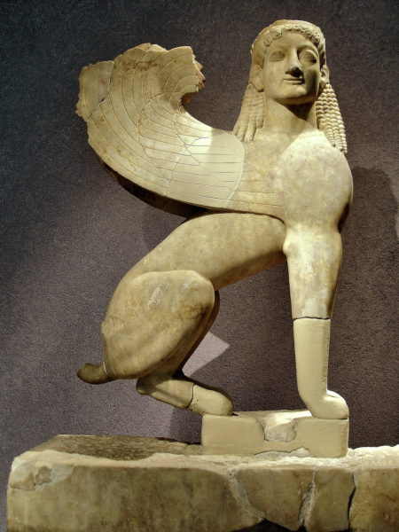 Sphinx at Kerameikos Archaeological Museum in Athens, Greece - Encircle Photos