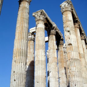 Temple of Olympian Zeus Dedication in Athens, Greece - Encircle Photos