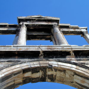 Hadrian’s Arch near Temple of Olympian Zeus in Athens, Greece - Encircle Photos