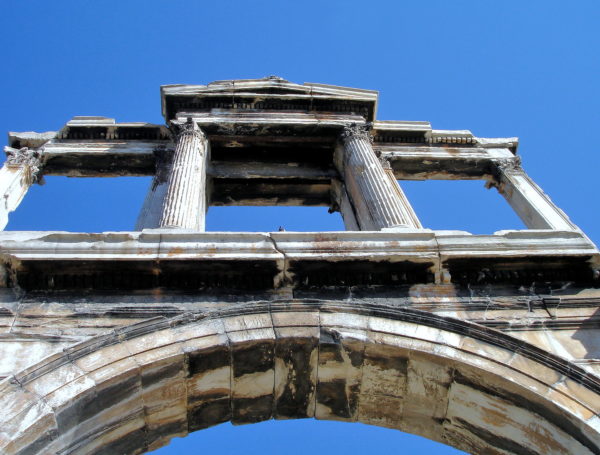 Hadrian’s Arch near Temple of Olympian Zeus in Athens, Greece - Encircle Photos
