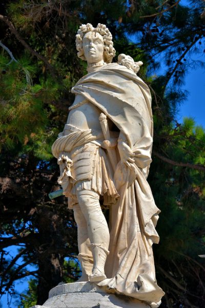 Count Schulenburg Statue in Corfu, Greece - Encircle Photos