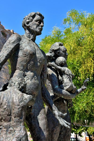 Holocaust Memorial Statue in Corfu, Greece - Encircle Photos