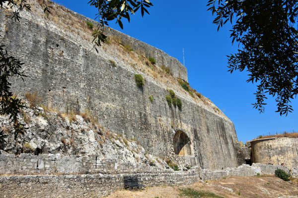 Bastion Entrance to New Fortress in Corfu, Greece - Encircle Photos