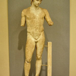 Antinous Statue in Archaeological Museum in Delphi, Greece - Encircle Photos