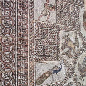 Central Mosaic Floor at Archaeological Museum in Delphi, Greece - Encircle Photos