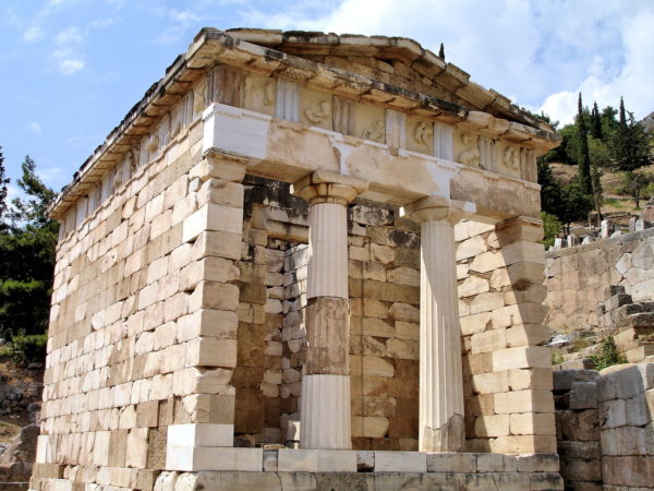 Athenian Treasury in Delphi, Greece - Encircle Photos