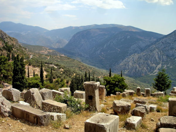 Pleistos Valley from Mount Parnassus in Delphi, Greece - Encircle Photos