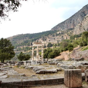 Tholos at Temple of Athena Pronaia in Delphi, Greece - Encircle Photos