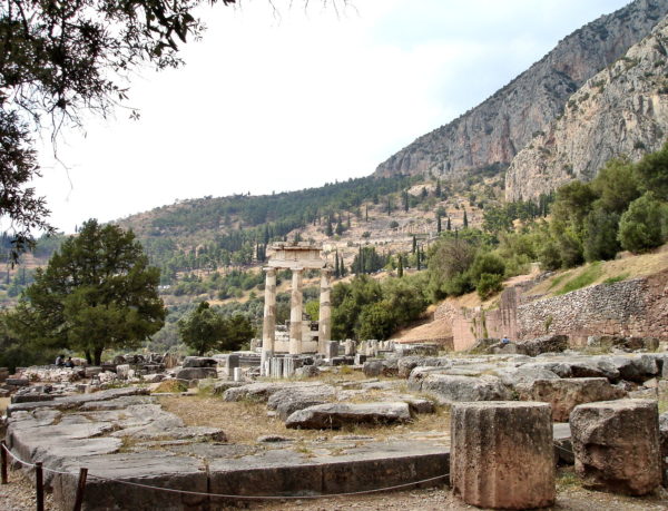 Tholos at Temple of Athena Pronaia in Delphi, Greece - Encircle Photos