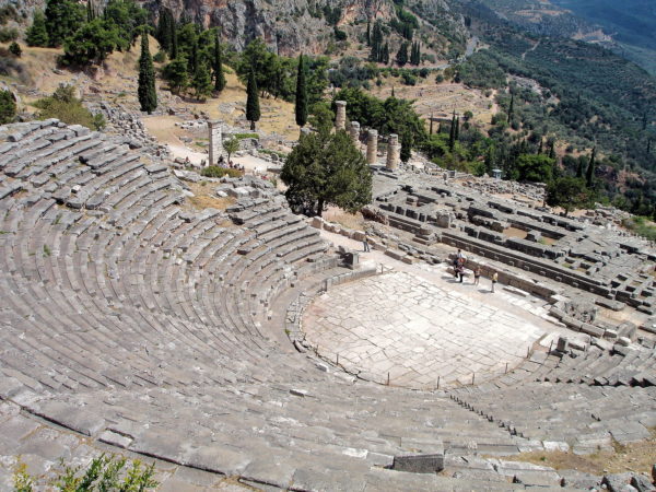 Theatre in Delphi, Greece - Encircle Photos