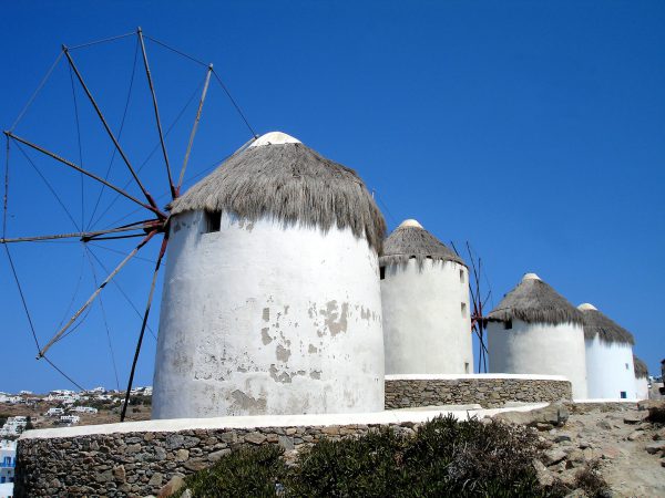 Five Iconic Windmills in Mykonos, Greece - Encircle Photos